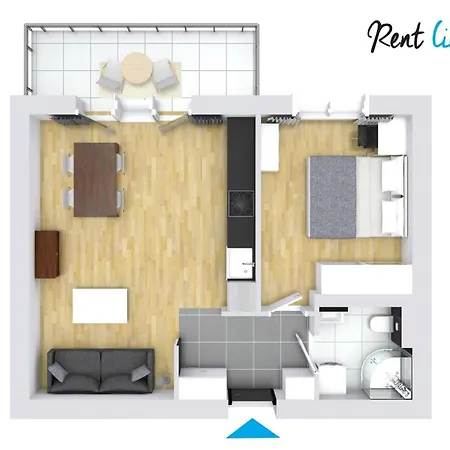 One Bedroom By Rent Like * Varsóvia
